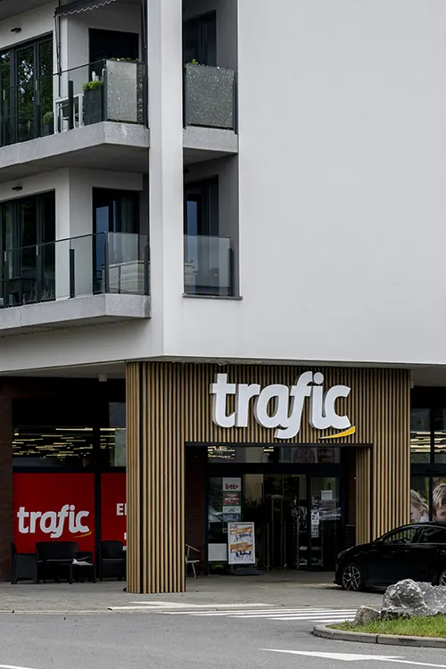 Une façade bien visible
