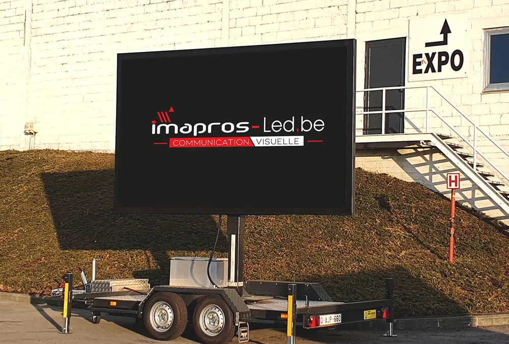 Un écran géant LED